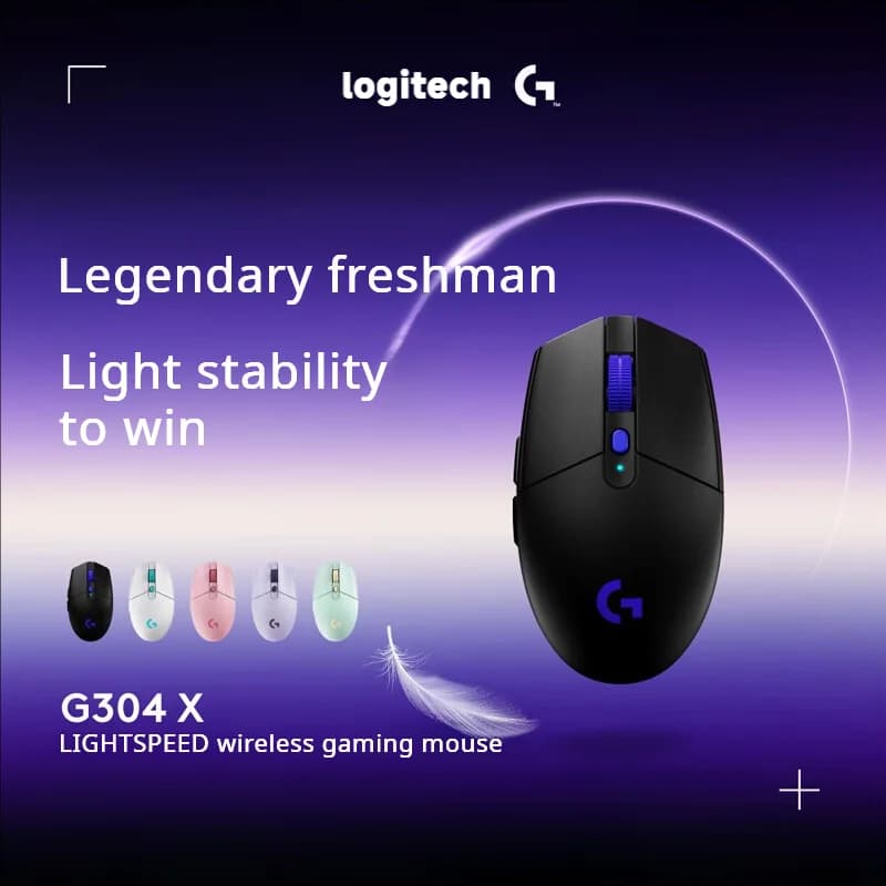 ماوس الألعاب اللاسلكي Logitech G304X، 57 جرام، وضع مزدوج، 6 أزرار قابلة للبرمجة، عمر بطارية طويل لألعاب FPS مثل Valorant وLOL - 2