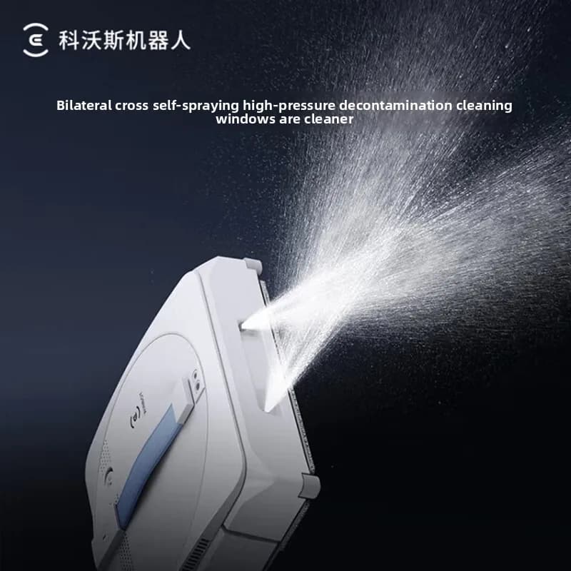 روبوت تنظيف النوافذ الأصلي من Ecovacs W1s Plus مع رش المياه، جهاز تنظيف ذكي للمنزل يعمل بشكل أوتوماتيكي بالكامل - 2