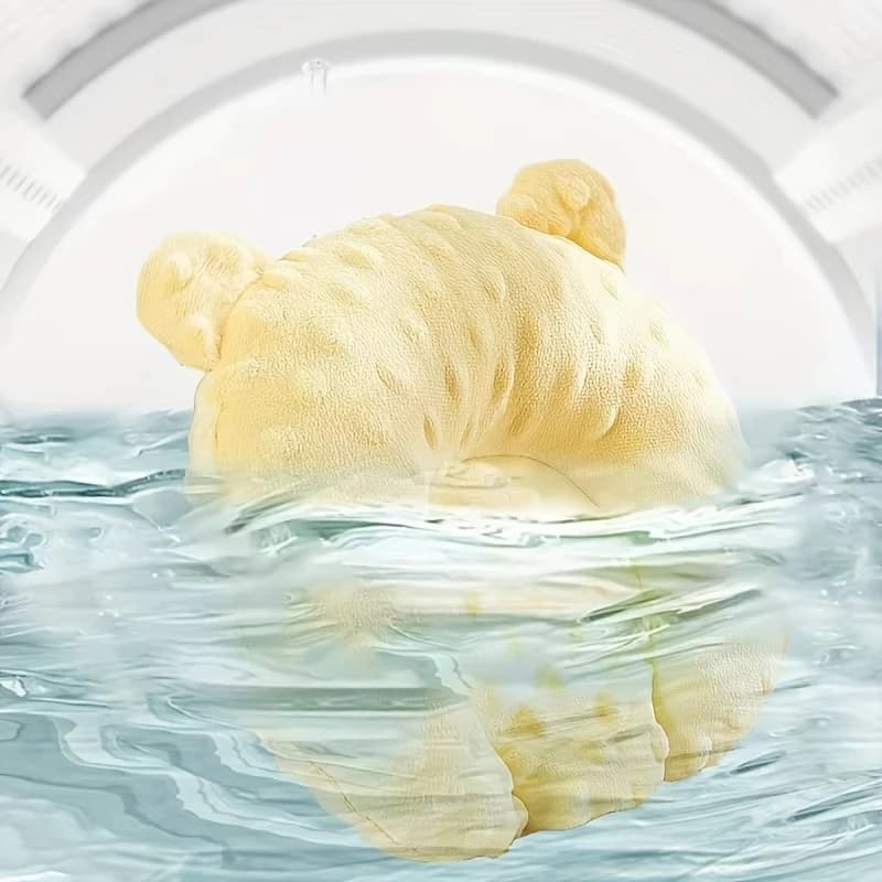 Cozy U-Shaped Cartoon Design Sleep Pad for Small Dogs-Deep Sleep Accessory,Polyester Fleece,Elliptical Shape,Ideal for Toy Breed - 5