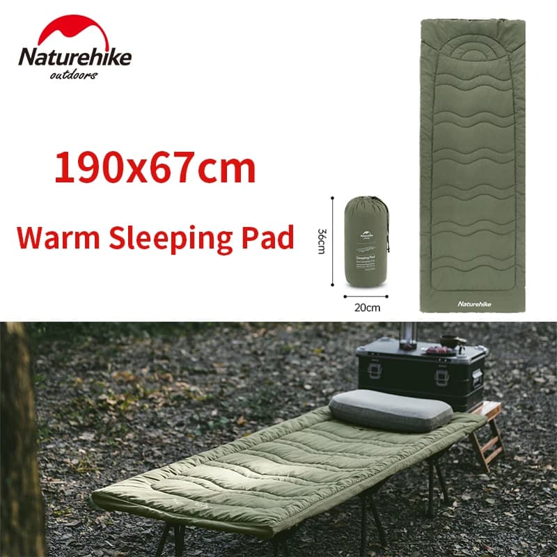 مفرش نوم تخييم خارجي جديد من Naturehike مع غطاء قطني