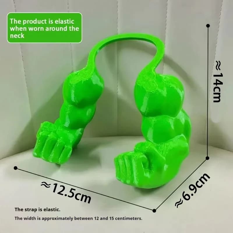 Cat Muscle Arm Pendant Pet Cat Fist Neck Fist Set Show Cat Doll Arm Strong Neck Hanging - 6