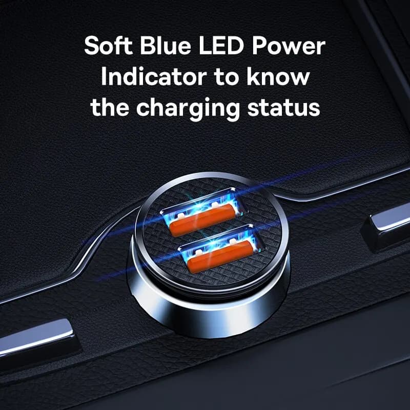 شاحن سيارة Baseus بقدرة 30 واط، شحن سريع 4.0 و3.0 وFCP وSCP وUSB PD، متوافق مع Xiaomi وiPhone 12 و13 و14 Pro، شاحن هاتف سريع للسيارة - 4