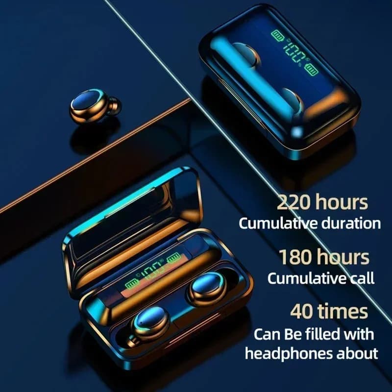 TWS F9-5 Earphone Bluetooth 5.3 Wireless Headphones Hifi Stereo Sports Waterproof Earbuds Headset Hearing Aids With Mic Handfree - 2