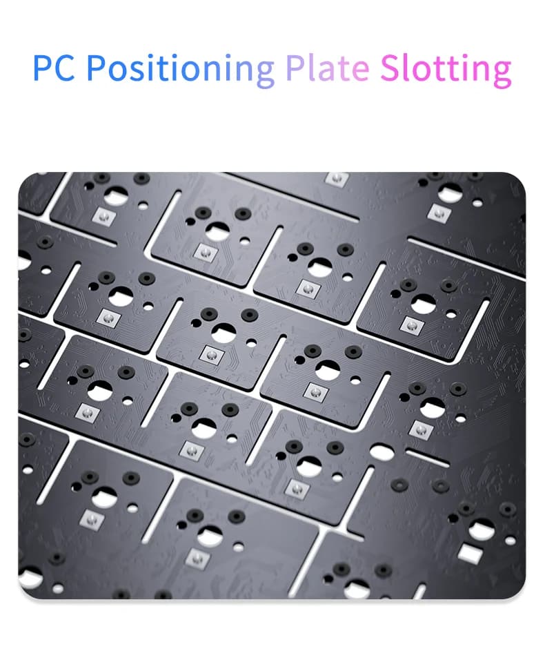 لوحة مفاتيح ميكانيكية لاسلكية AJAZZ AK820 للألعاب، قابلة للتبديل السريع، تخطيط 75%، اتصال ثلاثي الأوضاع - 4