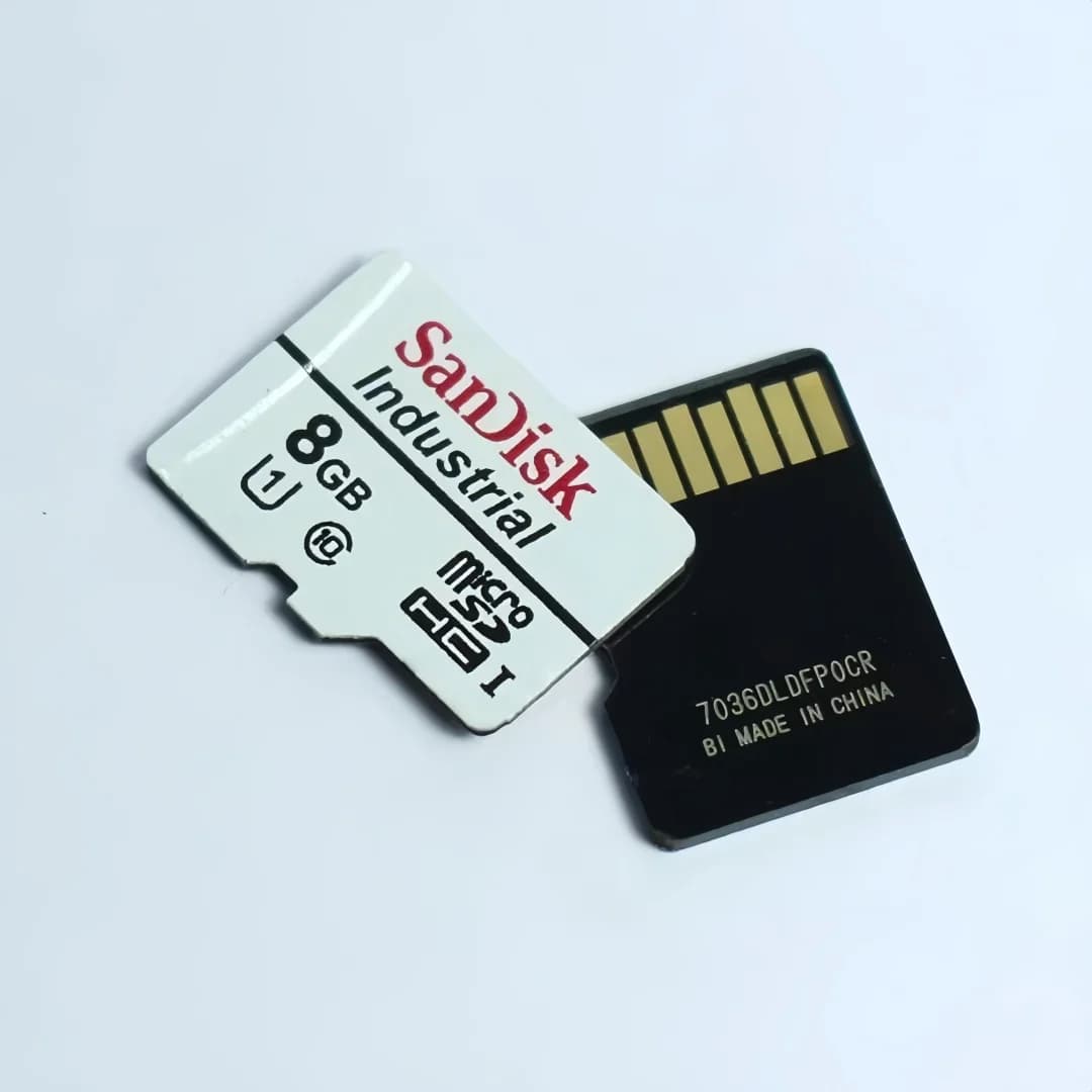 بطاقة ذاكرة SanDisk الأصلية من الفئة الصناعية، سعة 8 جيجا بايت/16 جيجا بايت، C10 U1، بطاقة TF/Micro SD، نطاق درجة حرارة واسع - 3