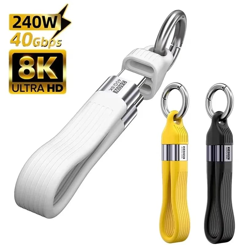ASUS Thunderbolt 4 40Gbps USB4 Type-C Cable 8K 60HZ PD 240W Fast Charging USB-C Data Cable  Wire Laptop Mobile Phone