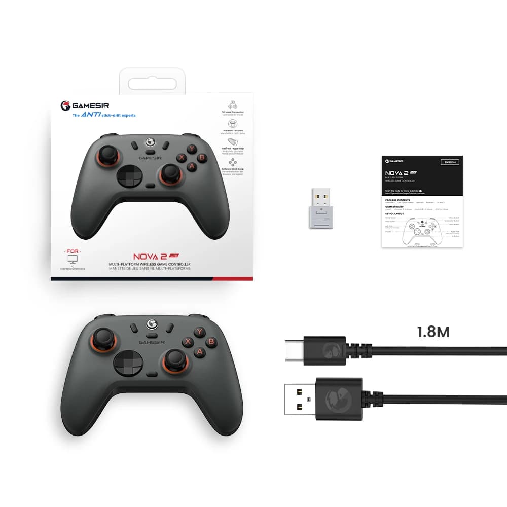 GameSir Nova 2 Lite Wireless Switch Controller Bluetooth Gamepad with Hall Effect for Nintendo Switch, iPhone, Android, PC - 6