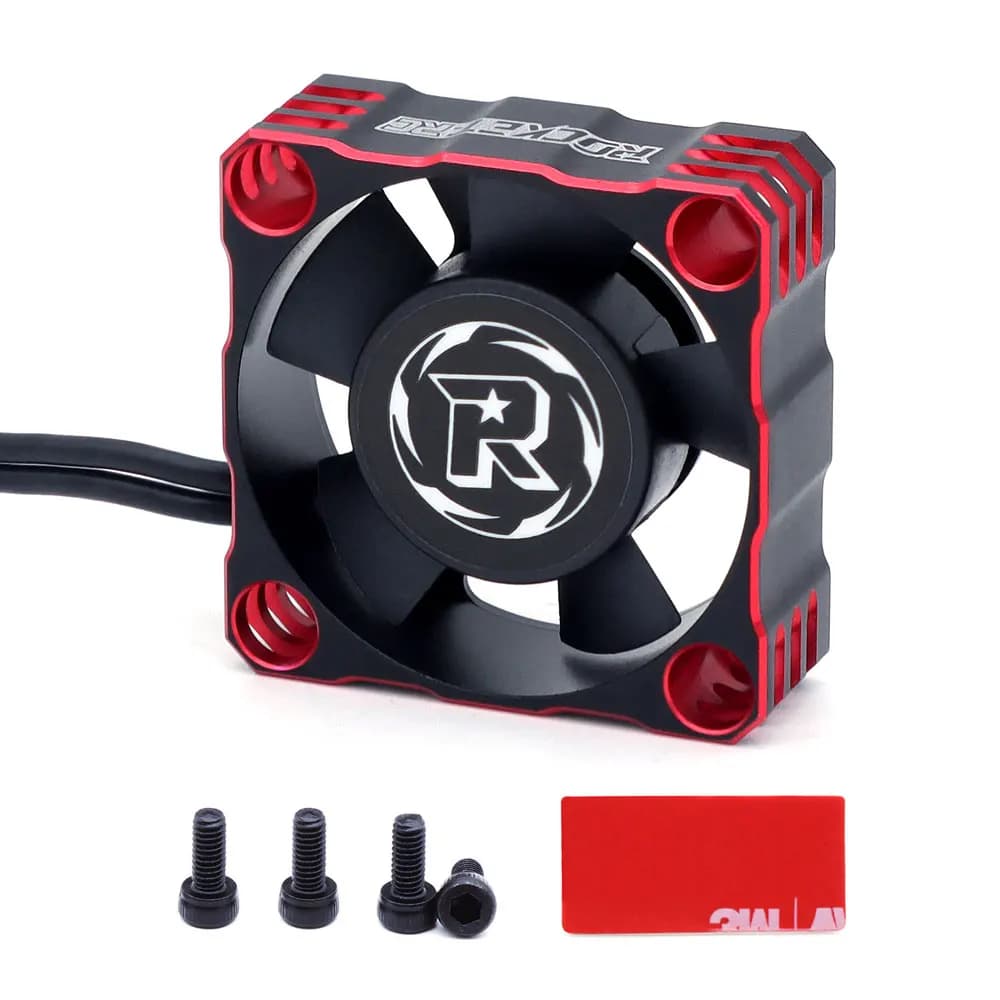 SURPASS Rocket-Rc Metal Cooling Fan 30mm 35mm 40mm Aluminum Cool Fan Heat Sink Fan Cover for RC Car 540/550 Brushless Motor - 3