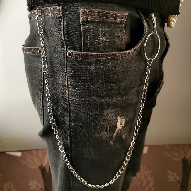 1/2/3 Layer Metal Belt Chain Punk Hook Metal Waist Wallet Kechains Jewelry HipHop Fashion for Men Women  Jewelry Accessories New - 3