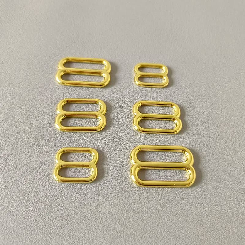 1PCS Zinc Alloy Metal Buckle Slider For Bag Accessory Adjuster Belt Loop Hardware Dog Collar Garment Harness Clasp High Quality - 4