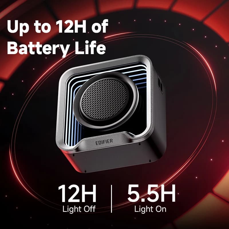 سماعة إديفاير QS20 محمولة مع إضاءة محيطة بلوتوث V6.0 IP67 ستيريو اقتران متعدد النقاط سماعة مع ميكروفون - 3