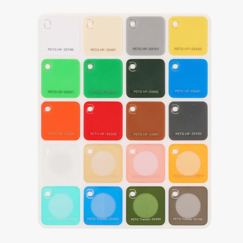 Bambu Lab 3D Printing Consumables Color Card 24 * 24mm 80pcs To Choose The Desired Type And Color - 5
