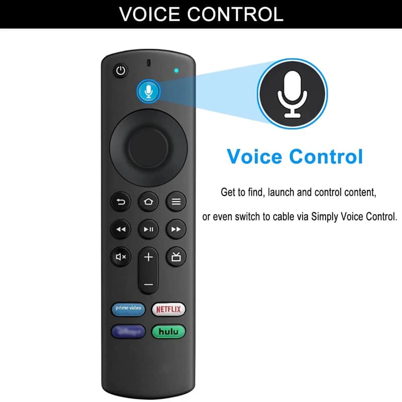 Replacement Bluetooth Voice Remote Control for Fire TV Stick 4K Max 3rd Gen Stick Lite Cube Smart TV Controller Works with Alexa - 4