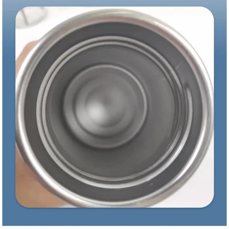 Stainless Steel Water Bottle 1000ml Big Mouth Single Wall Drinking Bottle Sports Bottle Flasks with Bamboo Plastic Steel Lid - 4