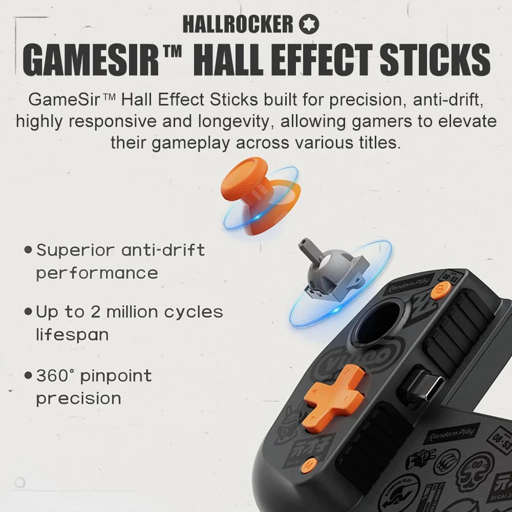GameSir X5 Lite Zenless Zone Zero Edition Mobile Gamepad for iPhone 17 16 15 Android iPad Mini Y700 Tablet Controle para Celular - 6