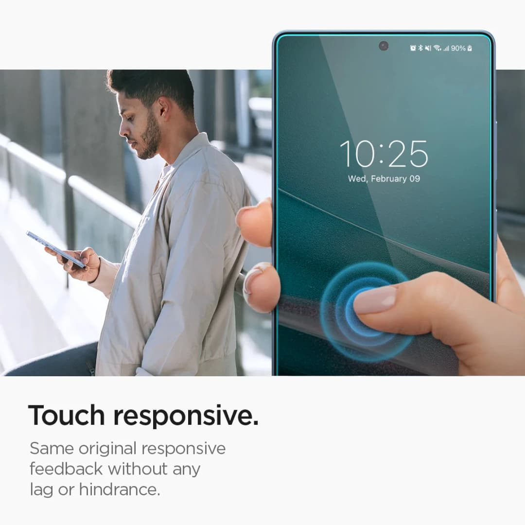 2PCS Spigen Original Glas.tR EZ Fit HD Screen Protector For Samsung Galaxy S25 S24 S26Ultra Plus Tempered Glass Screen Protector - 5