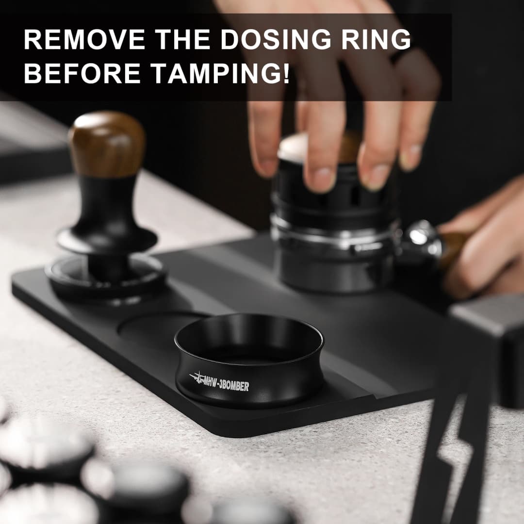 MHW-3BOMBER 58mm Magnetic Coffee Dosing Funnel Compatible with 58MM Portafilter Espresso Dosing Ring Home Barista Accessories - 5