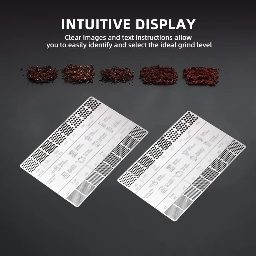 بطاقة مرجعية للقهوة أدوات عصا قياس القهوة من المعدن ملحق مطحنة قهوة - 6
