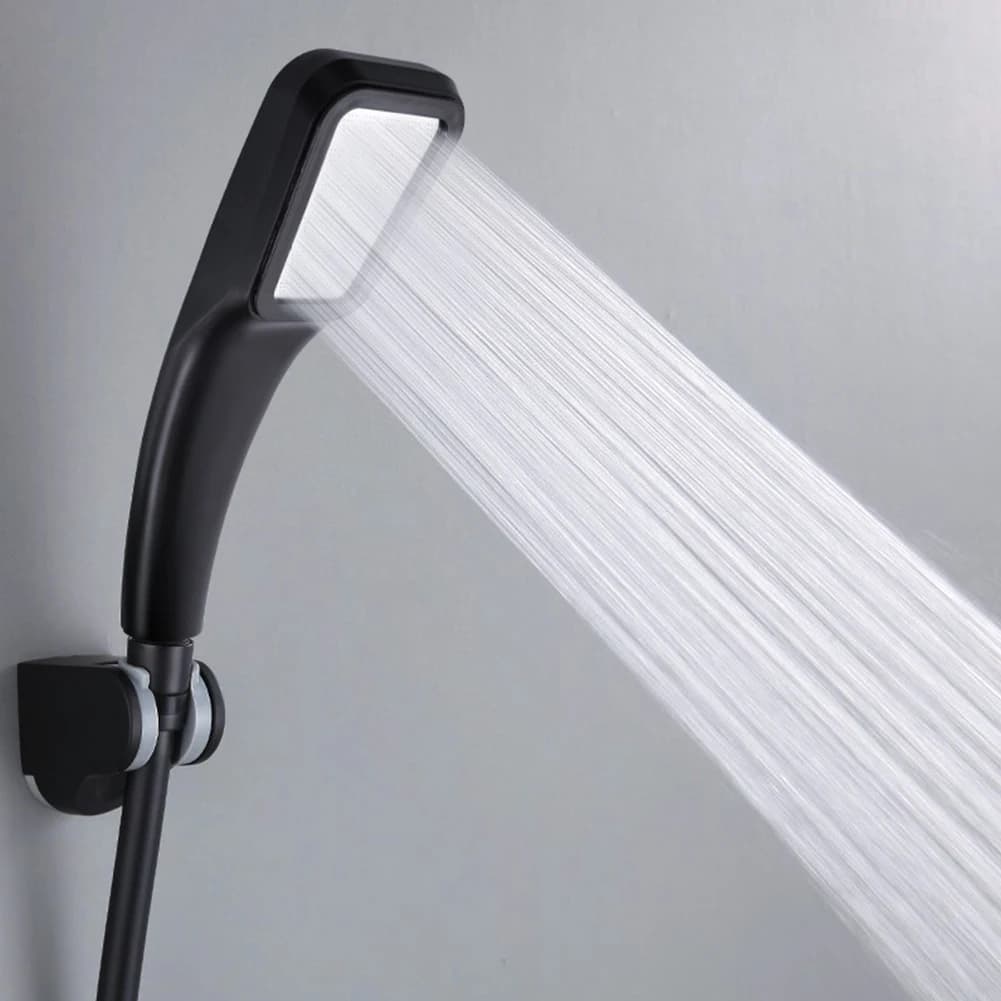 High Pressure Rainfall Shower Head Water Saving Black White Sprayer Nozzle Shower Head Bathroom Accessories