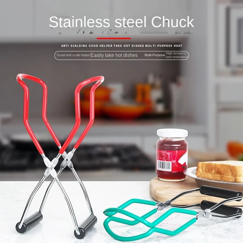 كماشة معلبة من الشركة المصنعة، كماشة رفع معلبة مقاومة للحرارة ومضادة للانزلاق، رافع معلب، رافع جرة التعليب