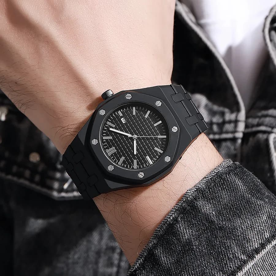 Top Brand Men Calendar Watch Luxury Business Quartz Watch Sports Plastic Watch Students Women Watches Reloj Hombre Dropshipping - 2