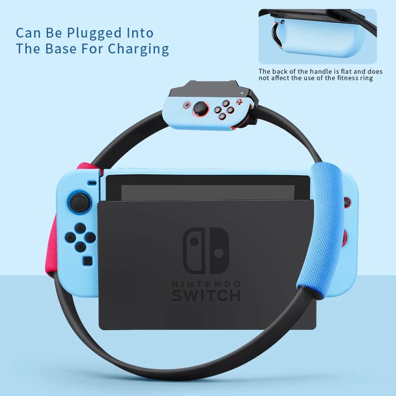 حافظة واقية متوافقة مع وحدة تحكم Switch ns/Nintendo Switch OLED وJoy-Cons، يمكن إدخال المفتاح في قاعدة الاتهام مع Shell - 4