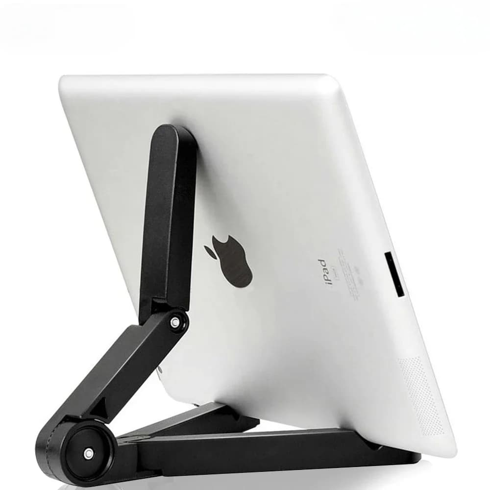 حامل iPad محمول قابل للطي متوافق مع 4 "-11" حامل بلاستيكي لسطح المكتب للهاتف اللوحي Xiaomi Samsung Huawei Phone Tablet Stand