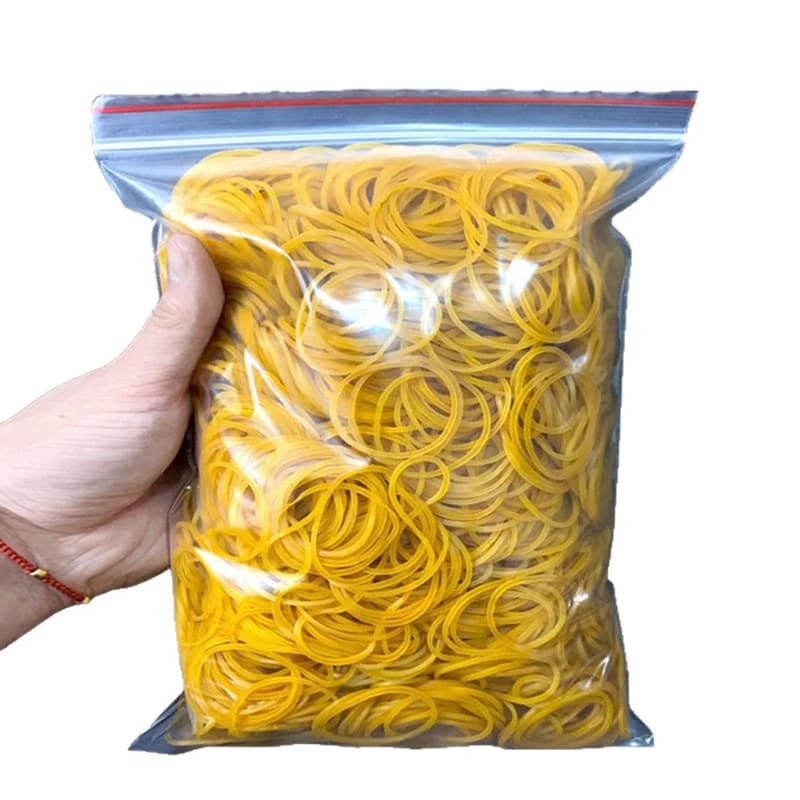 ألعاب صناعية ذات مرونة عالية ومتينة ومقاومة لدرجات الحرارة العالية بشريط مطاطي أصفر تستخدم على نطاق واسع مجموعة 100/300/666 قطعة - 6