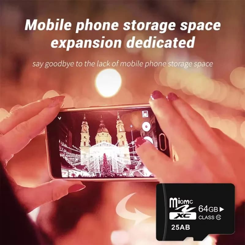 بطاقة ذاكرة عالية السرعة 10 فئات بسعات 4GB إلى 128GB، بطاقة SD صغيرة أو TF لمراقبة مسجل طيران الطائرة بدون طيار - 4