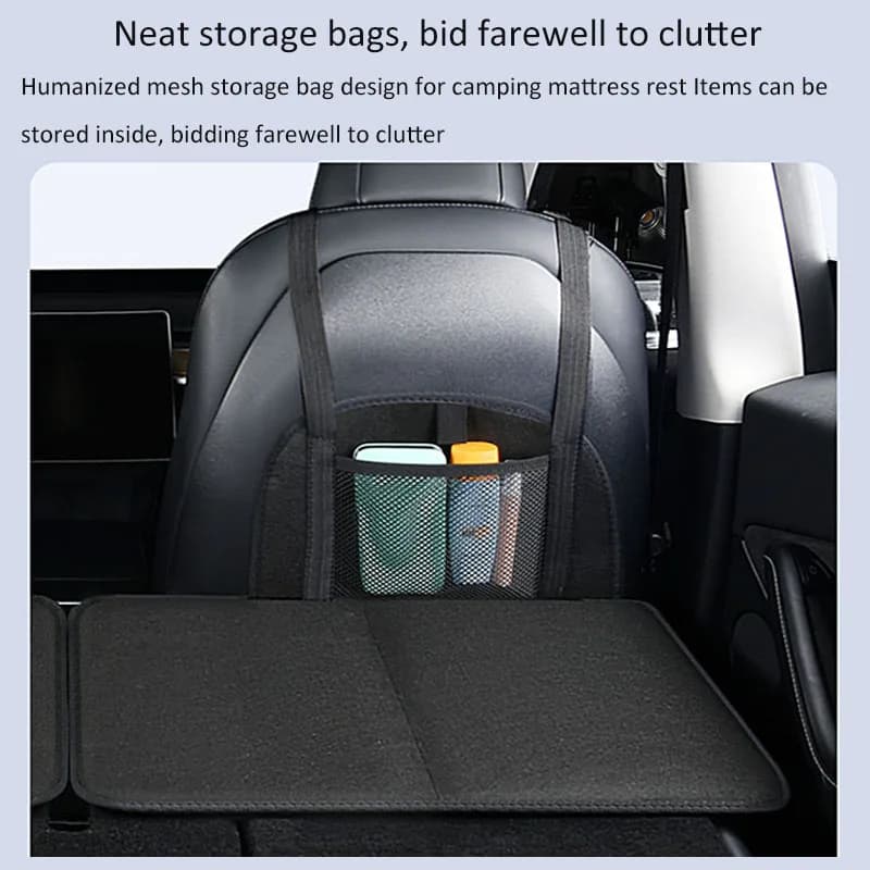 Car Back Seat Extender Seat Cushion Travel Bed Camping Mattress Foldable Storage Storage Convenient Trunk Extension Plate - 4