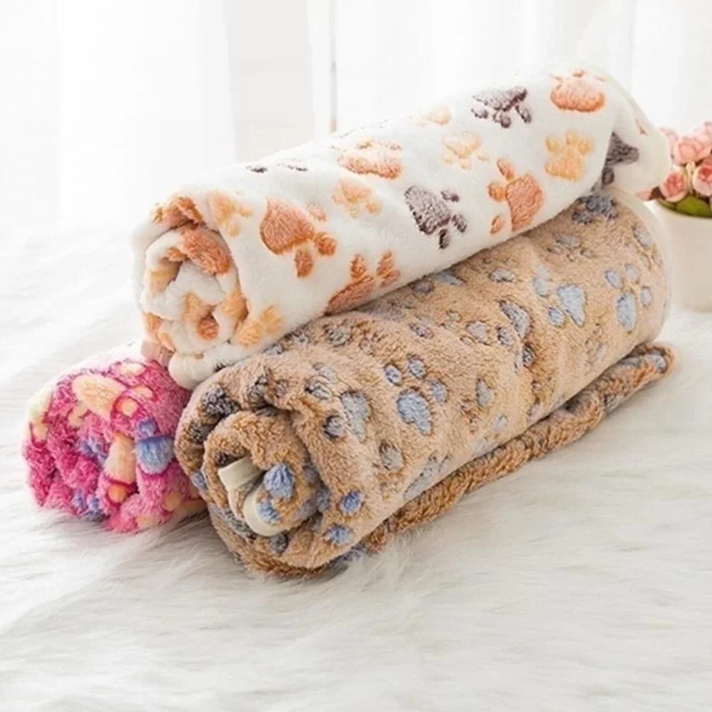 Cute Warm Pet Bed Mat Cover Towel 3 Sizes Handcrafted Cat Dog Fleece Soft Blanket for Small Medium Large dogs Puppy Pet Supplies - 4