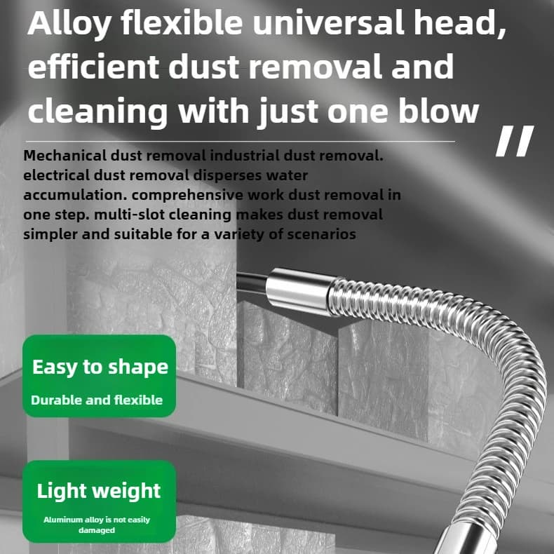 مسدس نفخ الهواء من سبيكة عالمية، أدوات هوائية قوية عالية الحجم لتنظيف السيارة، مسدس مياه، إزالة غبار ضاغط الهواء - 3