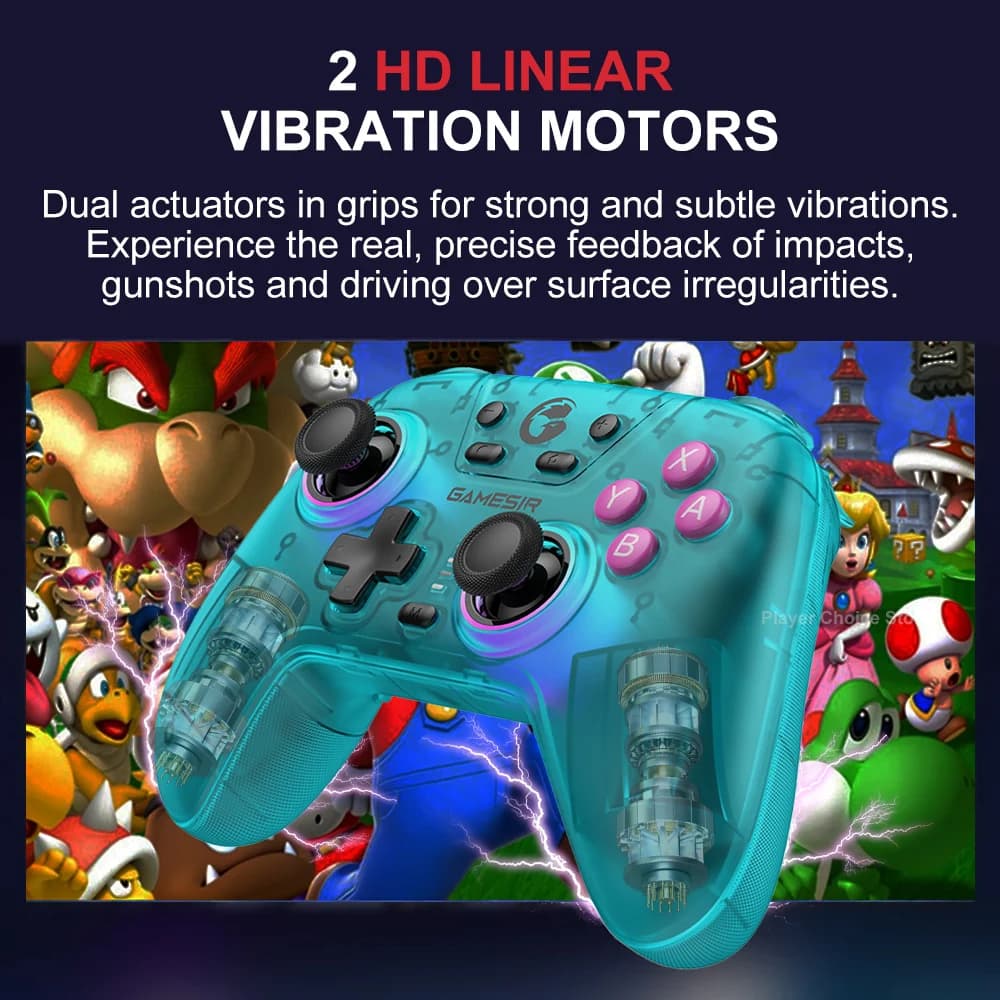 Gamesir Nova PC Gamepads For Nintendo Switch 2 Controller Windows Steam Switch Android IOS Gamer Hall Effective Sticks HD Rumble - 6
