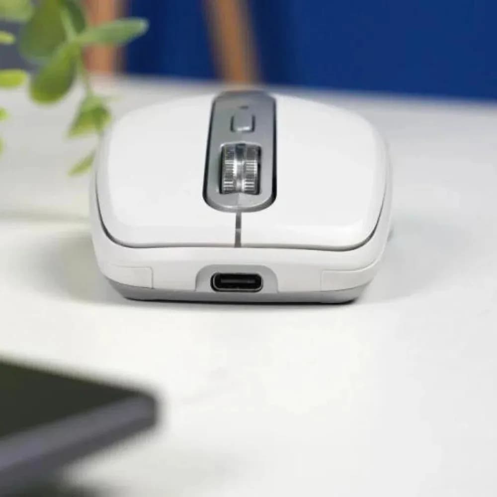 ماوس بلوتوث لاسلكي صامت Logitech Mx Anywhere 3s للاستخدام المنزلي متوافق مع أجهزة ماك المحمولة وأجهزة الكمبيوتر المكتبية - 4