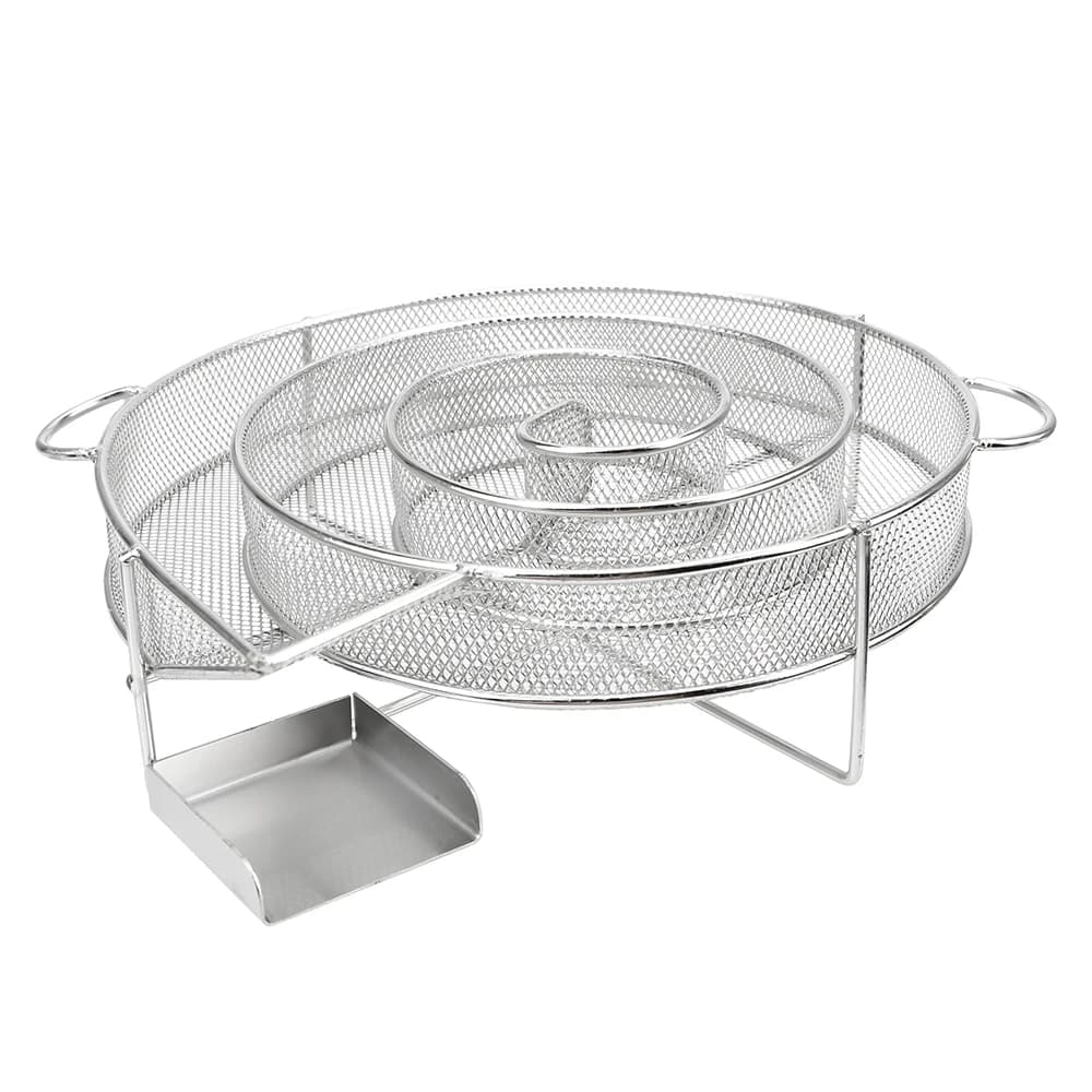 Cold Smoke Generator Chip Smoking Box Smoker Wood Dust Hot Smoker Salmon Bacon Fish Mini Apple Wood Steel Barbecue Grill - 5