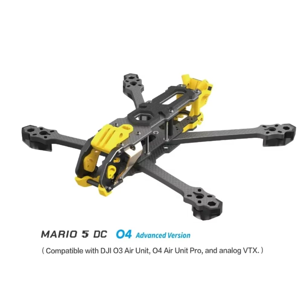 مجموعة إطار SpeedyBee Mario 5 O4 إصدار DC/XH مع لوحة ألياف كربونية FPV Freestyle طائرة سباق RC - 3