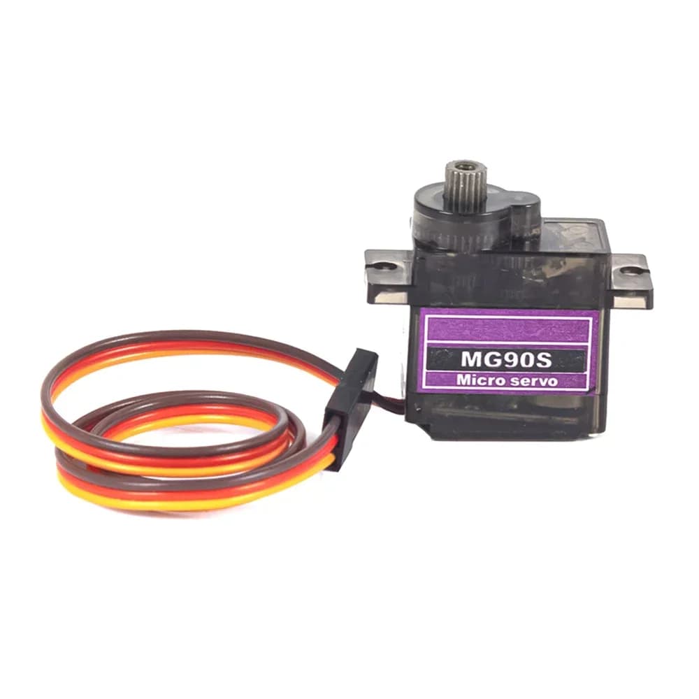 1/4/10Pcs MG90S Servo All Metal Gear 9g 180 360 SG90 Upgraded Version For Helicopter Plane Boat Car MG90 Trex 450 RC Robot - 6