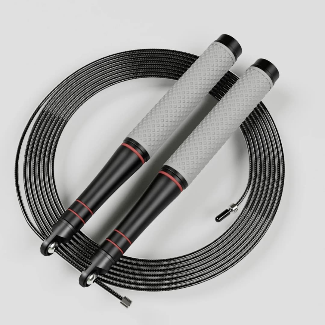 Speed jump rope, heavy-duty adjustable rope, lightweight design, smooth ball bearing rotation, suitable for CrossFit training