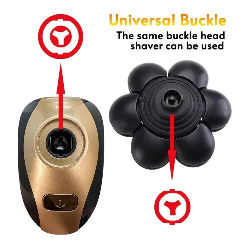 رأس حلاقة كهربائي قابل للاستبدال وأداة تشذيب الأنف مقص شعر رأس احتياطي 3D 4D 5D 6D 7D 8D 9D رأس شفرة عائمة للحية - 6