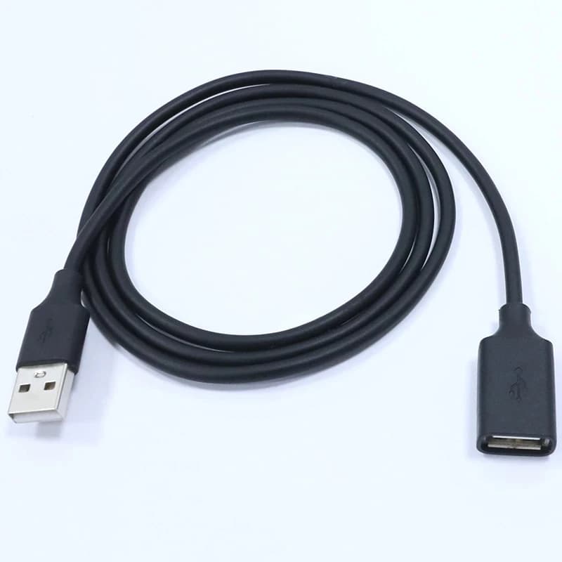 كابل تمديد USB 2.0، كابل بيانات من ذكر إلى أنثى، مناسب للكمبيوتر والتلفزيون والأقراص الصلبة المحمولة - 3