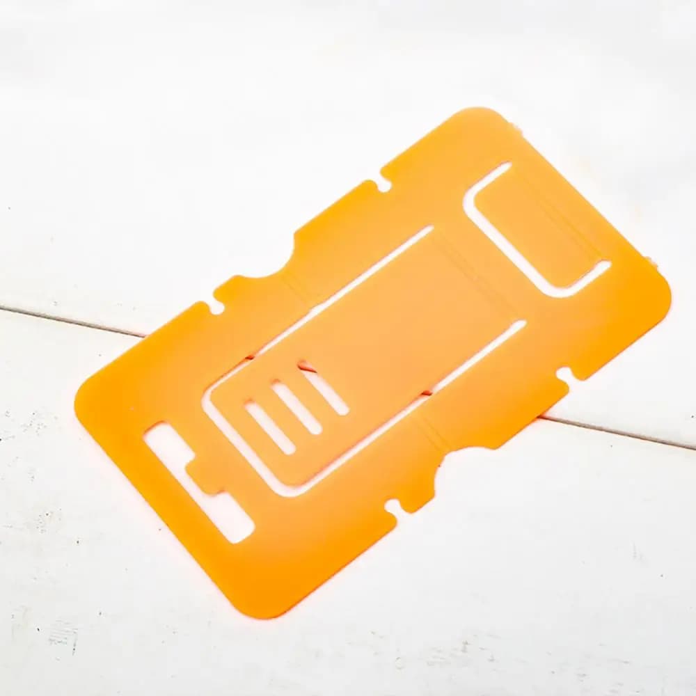 5 قطع حامل جوال قابل للطي، حامل بطاقات محمول وعام، منظم حامل جوال من البلاستيك - 5