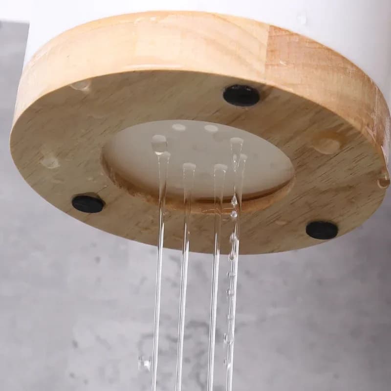 حامل أدوات المائدة مصفاة أدوات المطبخ دلو تخزين أدوات المائدة رف تخزين عيدان بلاستيكية وأدوات مطبخ قابلة للفصل - 3