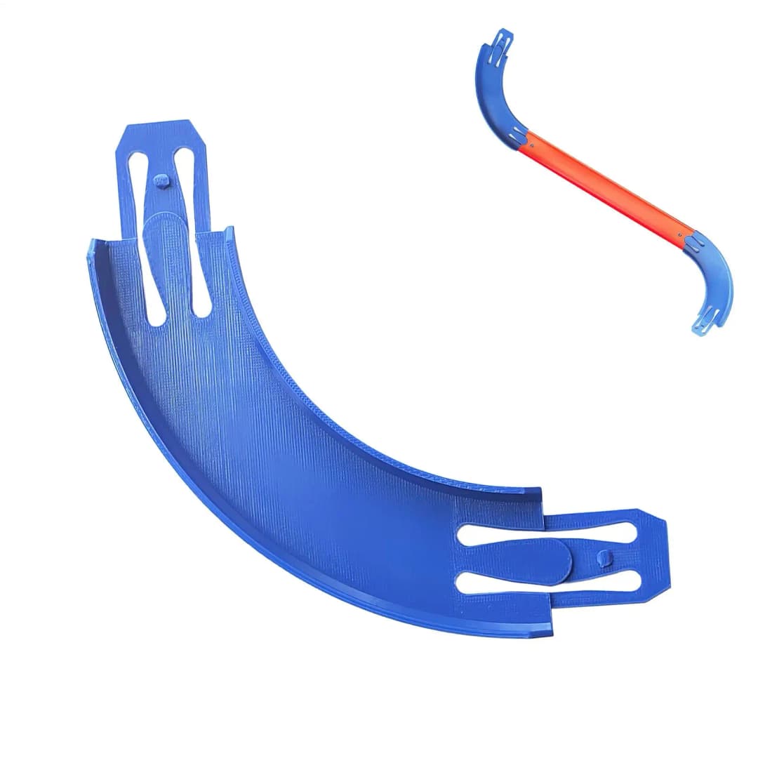 موصلات مسار سيارات لعبة الأطفال بطول 20 سم، منحنية بزاوية 90 درجة، قطع غيار لملحقات مسار السباق