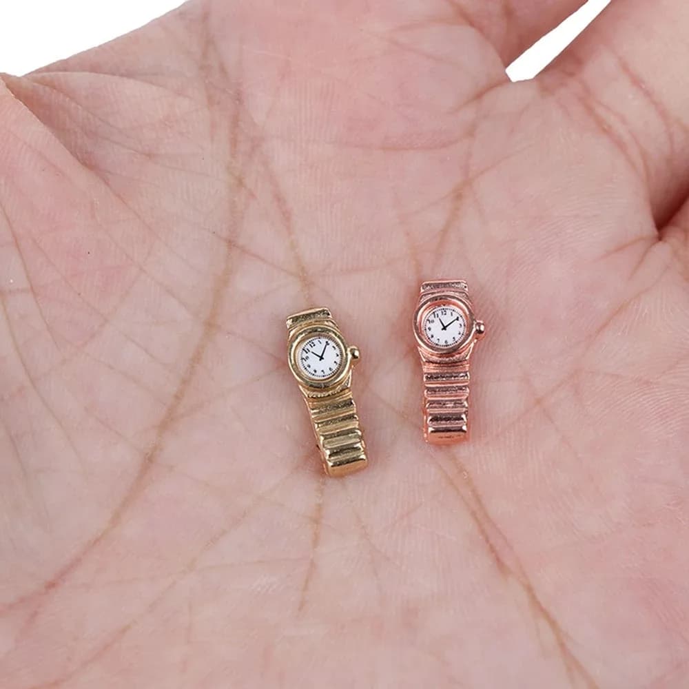 1:12 Dollhouse Miniature Wrist Watch Play Doll House Miniaturas Home Decor Accessories Toy Pretend Play Toy - 5