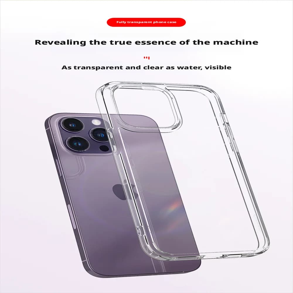 Spigen Ultra Hybrid Non Yellowing Clear Case For iPhone 17 16 Plus 15 14 13 12 Pro Max Shockproof Transparent Bumper Back Cover - 2