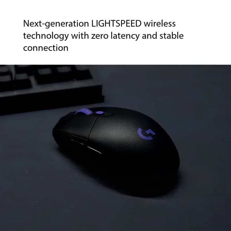 ماوس الألعاب اللاسلكي Logitech G304X بوضع مزدوج، ماوس Esports قابل لإعادة الشحن للكمبيوتر المحمول والمكتبي وألعاب FPS - 6