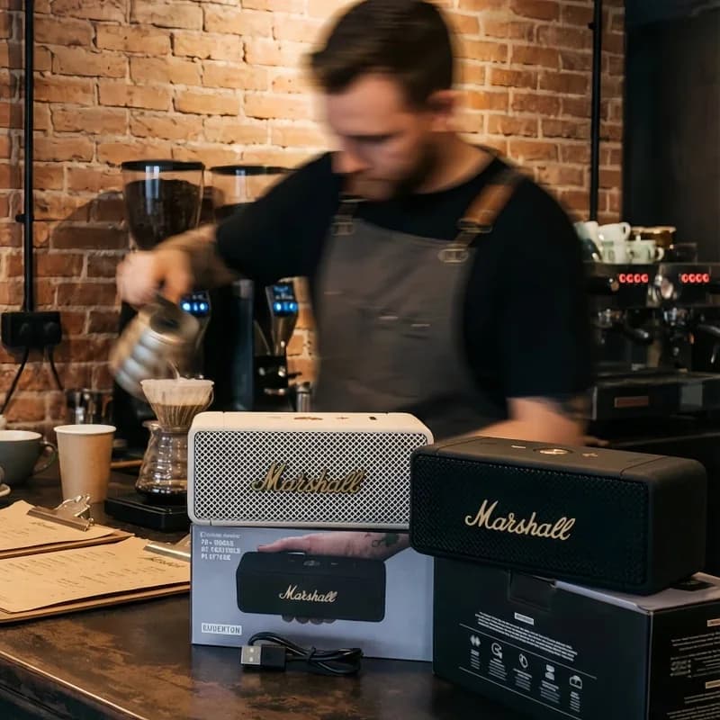 2026 New Marshall Bluetooth Speaker, Wireless Portable Outdoor Speaker IPX Waterproof, Heavy Bass Stereo Sound, 20H Playtime - 5