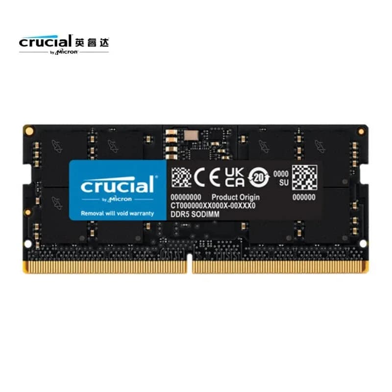 Crucial DDR5 RAM PC5 8GB 16GB 32GB 4800mhz 5600mhz laptop memory ram ddr5 module ECC error correction  262 Pin SO-DIMM - 3