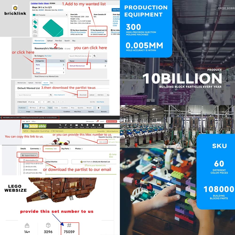 جوبيكس 10 قطع/وحدة MOC الطوب أجزاء بار 4L متوافقة 30374 21462 ديي كتل البناء اللعب للأطفال الطفل لغز لعبة هدية - 6