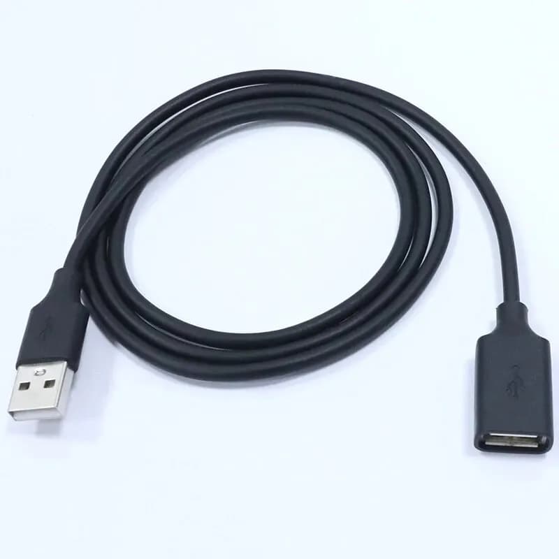 كابل تمديد USB من ذكر إلى أنثى مناسب للكمبيوتر الشخصي والتلفزيون والهاتف المحمول والقرص الصلب - 5